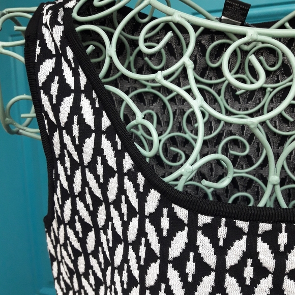 Sweater Dress Long Tank Top Knit Sweater Print - Picture 12 of 16